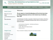 Tablet Screenshot of centralbookkeeping.net